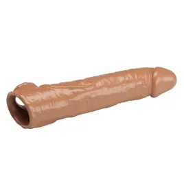 PRETTY LOVE - MANICOTTO REGOLABILE PER ALLUNGAMENTO DEL PENE 26 CM Ø 4 CM NATURALE