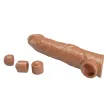 PRETTY LOVE - ADJUSTABLE PENIS EXTENSION SLEEVE 26 CM Ø 4 CM NATURAL PRETTY LOVE - ADJUSTABLE PENIS EXTENSION SLEEVE 26 CM Ø 4 CM NATURAL