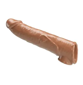PRETTY LOVE - ADJUSTABLE PENIS EXTENSION SLEEVE 26 CM Ø 4 CM NATURAL