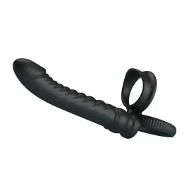 PRETTY LOVE - MERRITT VIBRADOR ANAL CON ANILLO Y VIBRACIÓN NEGRO