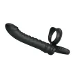 PRETTY LOVE - VIBRATORE ANALE MERRITT CON ANELLO E VIBRAZIONE NERO