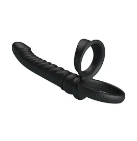 PRETTY LOVE - MERRITT VIBRADOR ANAL CON ANILLO Y VIBRACIÓN NEGRO