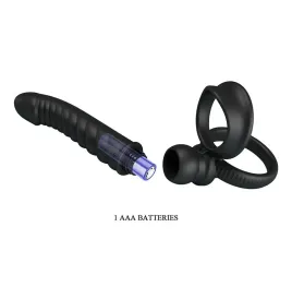PRETTY LOVE - VIBRATEUR ANAL MERRITT AVEC ANNEAU ET VIBRATION NOIR