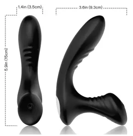 ARMONY - STORM VIBRATOR ANAL PROSTATE and PLUG REMOTE CONTROL BLACK