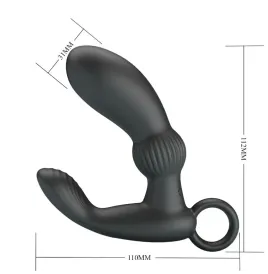PRETTY LOVE - CAYLA ANAL VIBRATOR MASSAGER BLACK