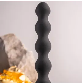 ROCKS-OFF - PETITE SENSATIONS PEARLS ANAL PLUG VIBRATOR SCHWARZ