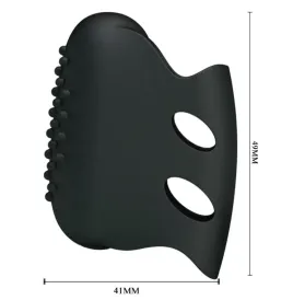 PRETTY LOVE - FLIRTATION DITALE VIBRAZIONE NERO STEWARD