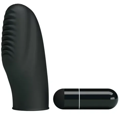 PRETTY LOVE - FLIRTATION STANFORD BLACK VIBRATION THIMBLE