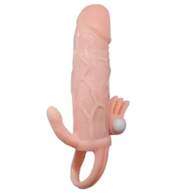 BAILE - BRAVE MAN PENISHÜLLE MIT KLITORIS UND ANALSTIMULATION FLEISCH 16.5 CM