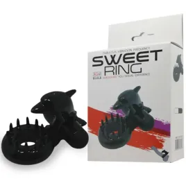 BAILE - SWEET RING ANELLO CON STIMOLATORE CLITORIDEO DELFINO