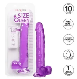 CALEXOTICS - SIZE QUEEN DILDO PURPLE 25.5 CM