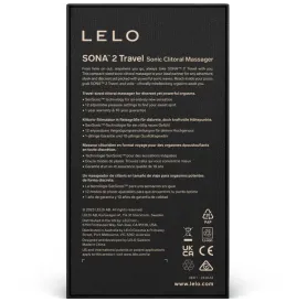 LELO - SONA 2 TRAVEL VIOLA MASSAGGIATORE SONICO PER CLITORIDE