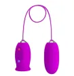 PRETTY LOVE - DAISY HUEVO DUAL VIBRADOR RECARGABLE MORADO PRETTY LOVE - DAISY HUEVO DUAL VIBRADOR RECARGABLE MORADO