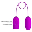 PRETTY LOVE - DAISY DUAL EGG RECHARGEABLE VIBRATOR PURPLE PRETTY LOVE - DAISY DUAL EGG RECHARGEABLE VIBRATOR PURPLE