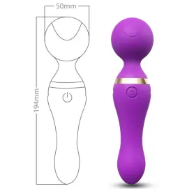 ARMONY - FREEZA MASSAGER and VIBRATOR SUPER FLEXIBLER KOPF LILA