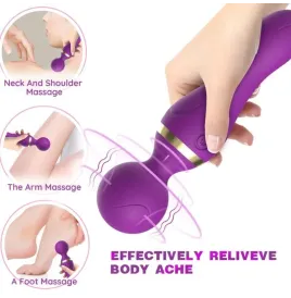 ARMONY - FREEZA MASSAGER and VIBRATOR SUPER FLEXIBLER KOPF LILA
