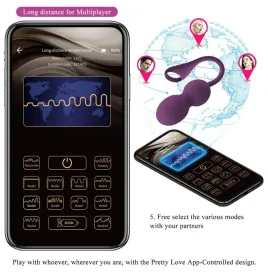 PRETTY LOVE - ELVIRA KEGEL BALLS APP FERNBEDIENUNG LILA