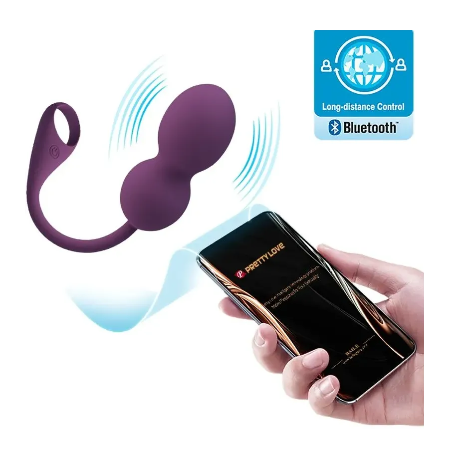 PRETTY LOVE - ELVIRA KEGEL BALLS APP REMOTE CONTROL PURPLE