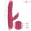 INTENSE - CHLOE MULTIFUNCTION VIBRATOR 3 IN 1 RED INTENSE - CHLOE MULTIFUNCTION VIBRATOR 3 IN 1 RED