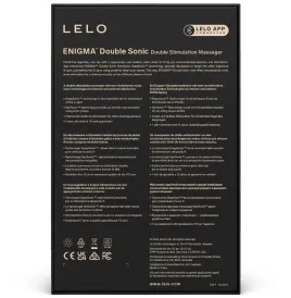 LELO - ENIGMA DOPPEL-SCHALLVIBRATOR POINT G SCHWARZ