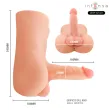 INTENSE DEEP TOUCH - DAMIEN TORSO CON DILDO REALÍSTICO CON EMPUJE Y VIBRACIÓN CONTROL REMOTO 3.5 KG
