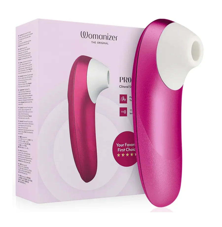 WOMANIZER - STIMULATEUR CLITORIAL VIBRANT PRO ROSE WOMANIZER - STIMULATEUR CLITORIAL VIBRANT PRO ROSE