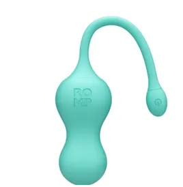 ROMP - CELLO MULTIFUNCTION VIBRATING EGG TURQUOISE REMOTE CONTROL