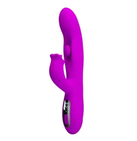 PRETTY LOVE - YALANDA HASE OSZILLIERENDER VIBRATOR MIT LED-ANZEIGE, LILA