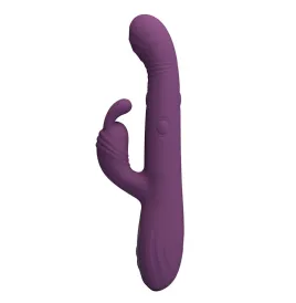 PRETTY LOVE - DEE VIBRADOR RABBIT MULTIFUNCIÓN OSCILANTE Y PERCUTOR MORADO