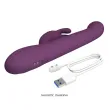PRETTY LOVE - DEE VIBRATEUR LAPIN MULTIFONCTION OSCILLANT ET À PERCUSSION VIOLET PRETTY LOVE - DEE VIBRATEUR LAPIN MULTIFONCTION OSCILLANT ET À PERCUSSION VIOLET