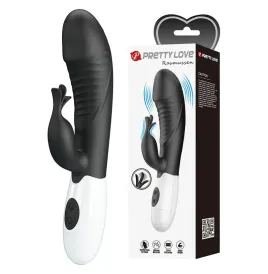 PRETTY LOVE - VIBRATORE A CONIGLIO RASMUSSEN 30 FUNZIONI NERO
