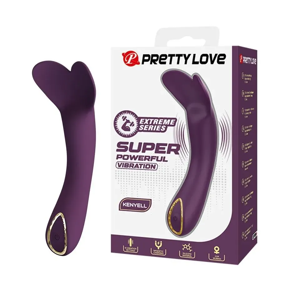 PRETTY LOVE - KENYELL VIBRADOR RECARGABLE 10 FUNCIONES MORADO PRETTY LOVE - KENYELL VIBRADOR RECARGABLE 10 FUNCIONES MORADO