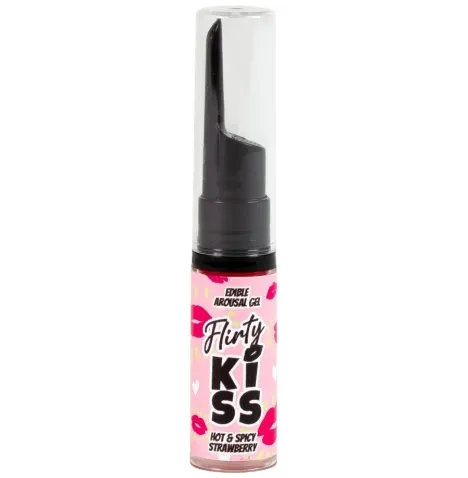 SECRETPLAY - GEL PER BACI CIVATRICI CON EFFETTI SESSUALI ORALI FRAGOLA E MENTA 2 x 8 GR