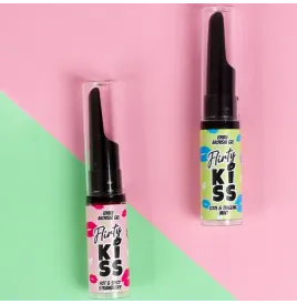 SECRETPLAY - FLIRTY KISS GELS MIT ORALEN SEX-EFFEKTEN ERDBEERE and MINZE 2 x 8 GR