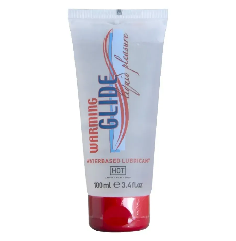 HOT - WARMING GLIDE LIQUID PLEASURE WATERBASED LUBRICANT 100 ML HOT - WARMING GLIDE LIQUID PLEASURE WATERBASED LUBRICANT 100 ML