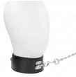 KINK - COLLIER AVEC CEINTURE 65 CM AVEC LARGE BRACELET NOIR AJUSTABLE 33,5-41 CM X 5 CM