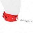 KINK - COLLAR CON CORREA 65 CM CON RESTRICCIONES ROJO AJUSTABLE 36-42 CM X 5.5 CM