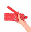 KINK - COLLIER AVEC LAISSE 65 CM AVEC RESTRICTIONS ROUGE 36-42 CM X 5,5 CM