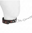KINK - HALSKETTE MIT BAND 65 CM HERZDETAILS 52,5 X 2,5 CM