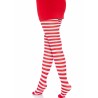 LEG AVENUE - COLLANTS RAYURES BLANC-ROUGE