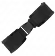 KINK - TENUTA DA POLSO IN NYLON HOOKandLOOP ROSSO-NERO MODELLO 1 REGOLABILE 25-35 CM X 6 CM