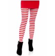 LEG AVENUE - COLLANT A RIGHE BIANCO-ROSSO LEG AVENUE - COLLANT A RIGHE BIANCO-ROSSO