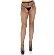 LEG AVENUE - SCHWARZE Netzstrümpfe ohne Schritt LEG AVENUE - SCHWARZE Netzstrümpfe ohne Schritt