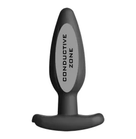 ELECTRASTIM - SILICONE NOIR ROCKER BUTTT PLUG MOYEN