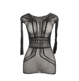 SUBBLIME - 951931 KURZES NETZKLEID MIT NACKTEM RÜCKEN EINE GRÖSSE