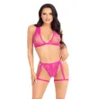 LEG AVENUE - 86148 ENSEMBLE SOUTIEN-GORGE ET CULOTTE EN DENTELLE AVEC PORTE-JARRETELLES ROSE - TAILLE UNIQUE LEG AVENUE - 86148 ENSEMBLE SOUTIEN-GORGE ET CULOTTE EN DENTELLE AVEC PORTE-JARRETELLES ROSE - TAILLE UNIQUE
