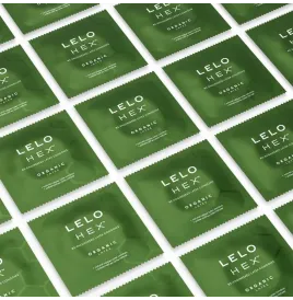 LELO - HEX BOÎTE DE PRÉSERVATIFS BIOLOGIQUES 12 UNITÉS