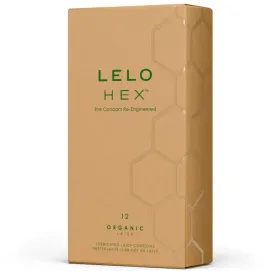 LELO - HEX ORGANIC CONDOM BOX 12 UNITS