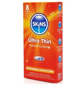 SKINS - PRESERVATIVI ULTRA SOTTILI PREMIUM CONFEZIONE DA 8