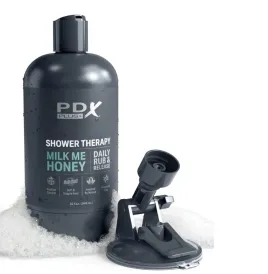 PDX PLUS - MASTURBADOR STROKER DISEÑO DISCRETO DE BOTE CHAMPU MILK ME HONEY